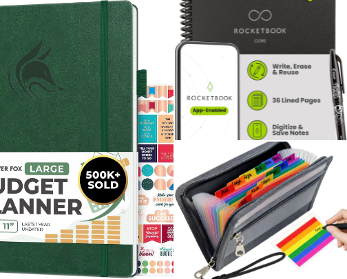 Budgeting & Money Organization cover photo collage