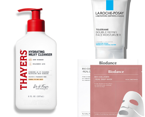 Skin care cover photo collage
