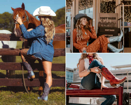 Cowgirl Boots for the Fashionable Cowgirl cover photo collage