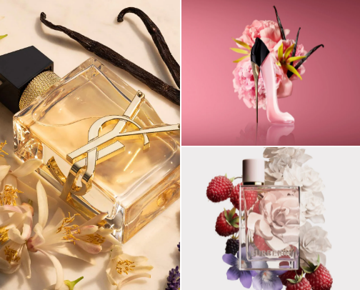 A feminine fragrance that leaves a mark cover photo collage
