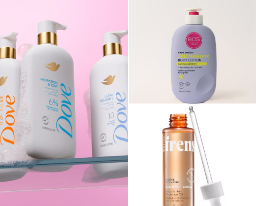 Body care cover photo collage