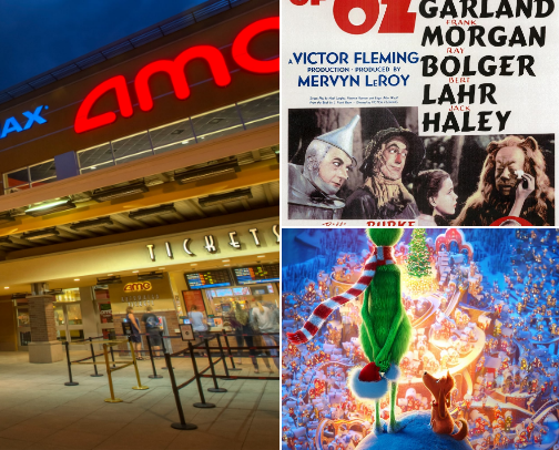 Movies and theaters cover photo collage