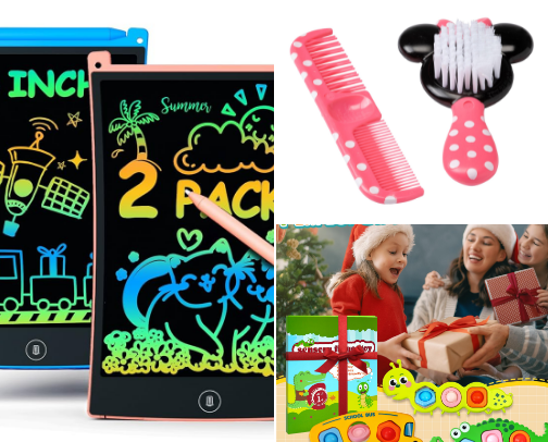 Toddler Toys/Gifts Under $10🩷 cover photo collage