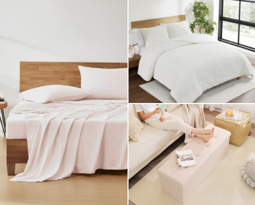 The bedroom cover photo collage