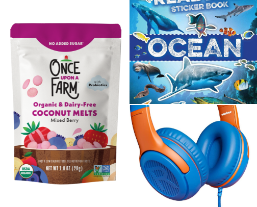 toddler  and baby airplane essentials cover photo collage