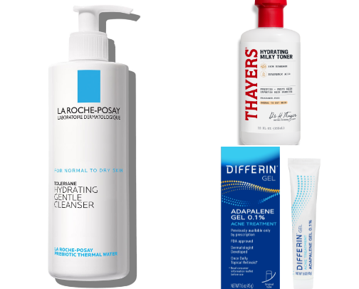 The Products That Healed My Skin: Hydration and Barrier Repair for Acne Prone Skin cover photo collage