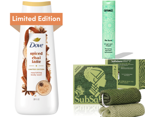 Favorite shower products cover photo collage