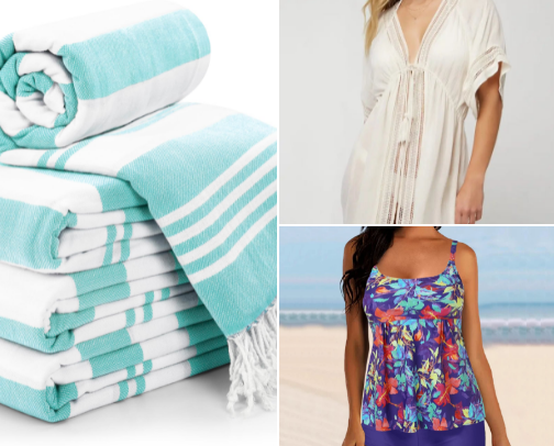 Summer must haves for beach! cover photo collage