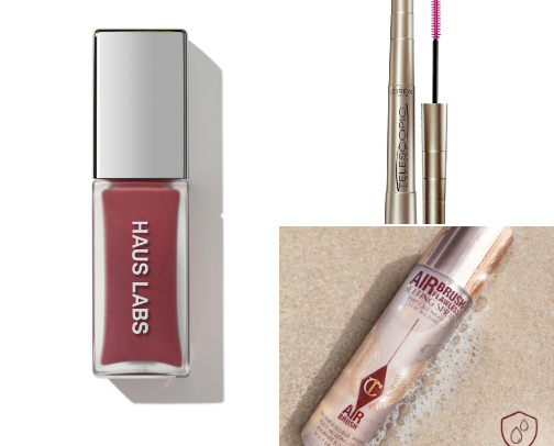 what’s in my makeup bag rn👛💄 cover photo collage