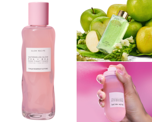 Skin care-Toners and sprays cover photo collage