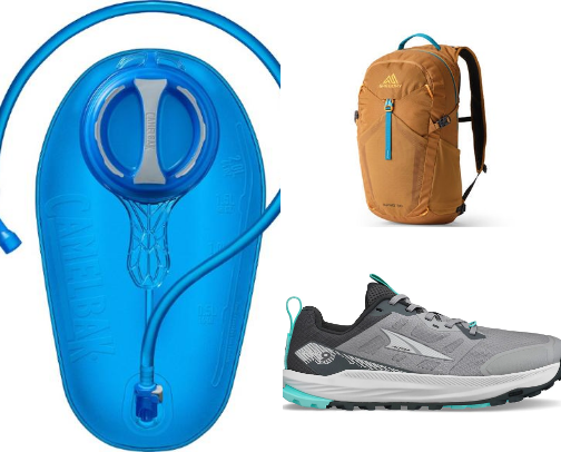 hiking + outdoors essentials cover photo collage