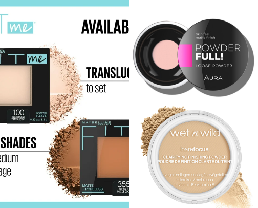 my fav powders🦋 cover photo collage