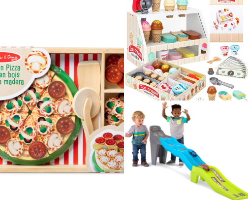 Interactive play toddler toys cover photo collage