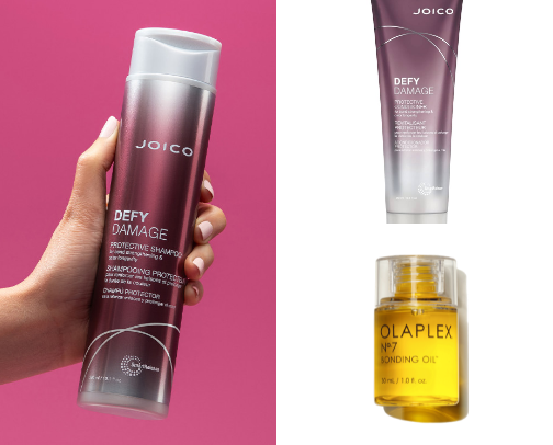 hair products i love!! 💗 cover photo collage