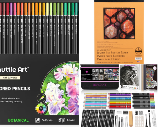 Art Supplies cover photo collage