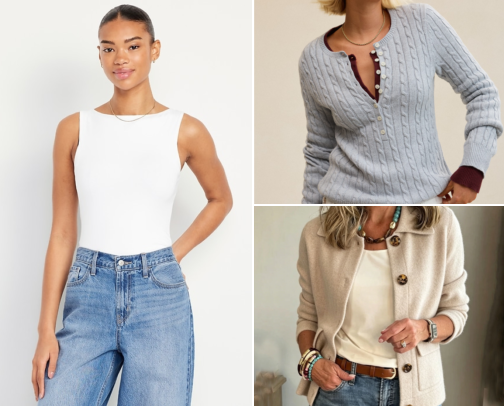 Layering pieces you need for fall cover photo collage