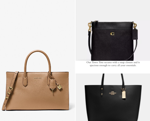 Designer handbags cover photo collage