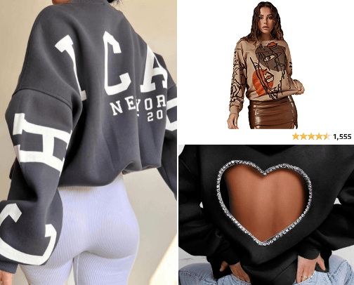 Sweet Sweatshirts cover photo collage