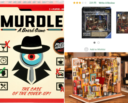 Recs from a girl who is never bored! 🎨🧩🫆 cover photo collage