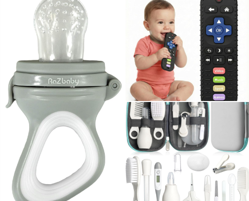 Baby essentials cover photo collage
