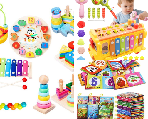 Toddler Educational Materials cover photo collage
