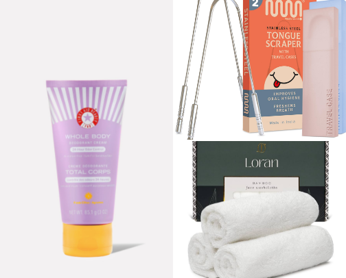 Hygiene must haves 🛁 cover photo collage