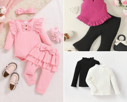 Baby outfit set 😍 cover photo collage