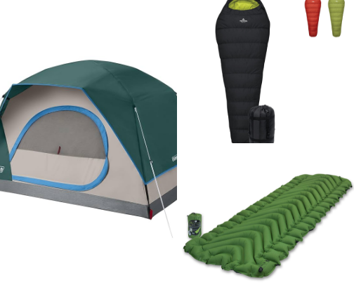 Hiking & Camping Essentials list cover photo collage