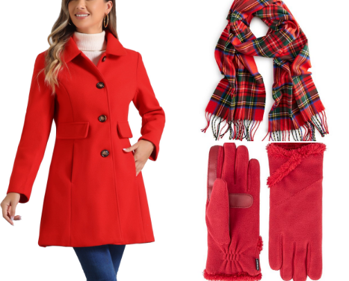 The Art of Dressing Like a Hallmark Movie Heroine cover photo collage