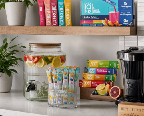 Loaded Waters & Loaded Teas: The Best Energy Drink Mixes, Sticks & Packets to Sip All Day 💧⚡ cover photo collage