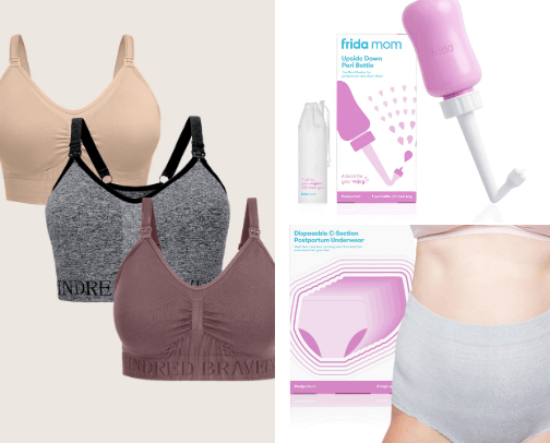 Hospital bag must haves cover photo collage