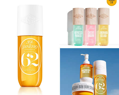 Sol de Janeiro cover photo collage