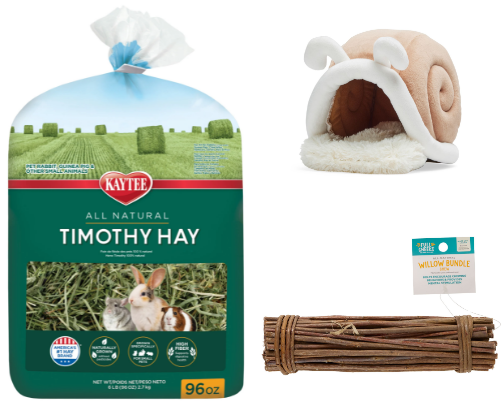 Ultimate Bunny Essentials Haul from Petco & PetSmart | Food, Toys & Cozy Accessories cover photo collage