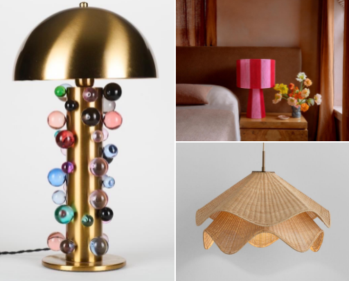 Unique Home Lighting Finds cover photo collage
