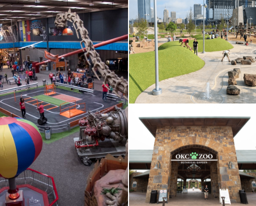 Top things to do in OKC cover photo collage