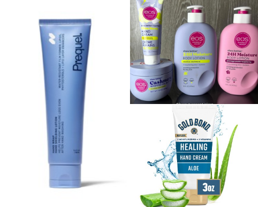 Best hand lotions for dry/eczema prone skin cover photo collage