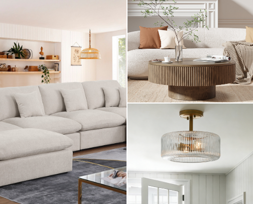 Wayfair home finds- luxury-style items at affordable prices cover photo collage