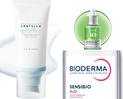 My fav skincare finds for oily, sensitive skin cover photo collage