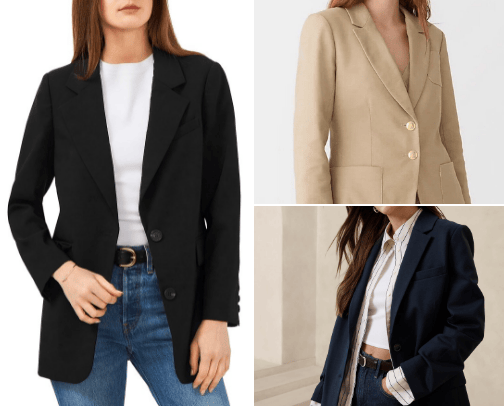 power suit that you can choose to complete your work outfit cover photo collage