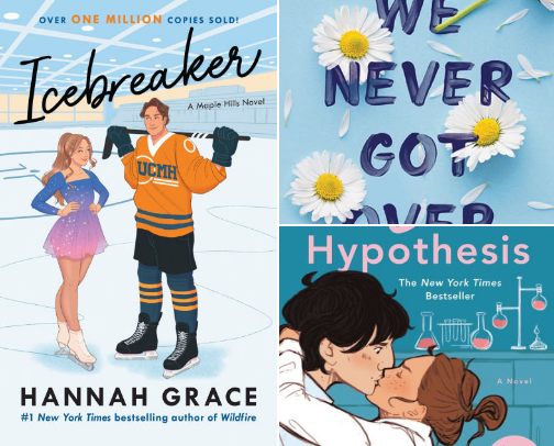 Books That Made Me Kick My Feet and Text Nobody cover photo collage
