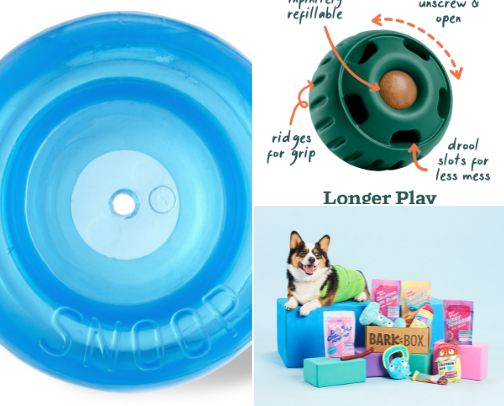 Ember’s Favorite Dog Toy’s cover photo collage
