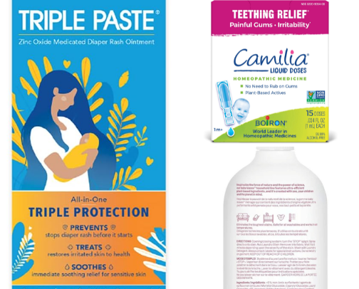 Favorite Non/Low Toxic Baby Essentials cover photo collage