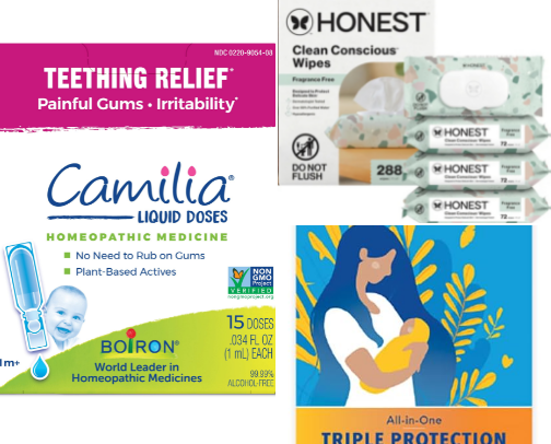 Favorite Non/Low Toxic Baby Essentials cover photo collage
