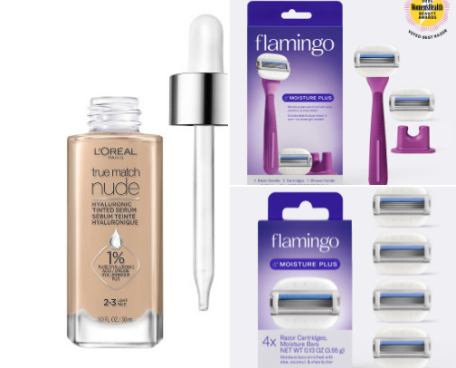 fav beauty + self care cover photo collage