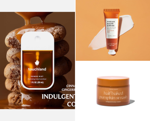 It Smells Like Fall - candles, perfumes, lotions and body wash cover photo collage