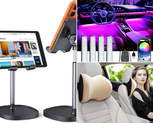 Car Accessories cover photo collage