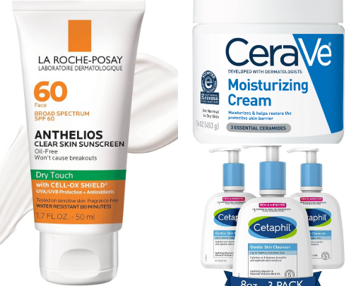 skin care cover photo collage