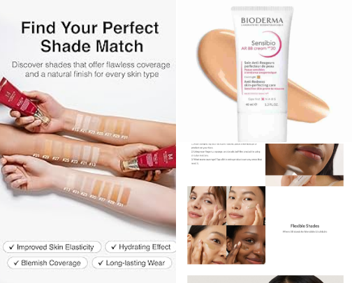 Best bb creams for oily/acne prone skin🌸 cover photo collage