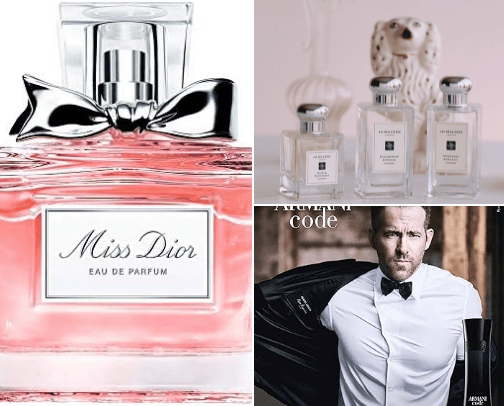 Colognes & Perfumes cover photo collage
