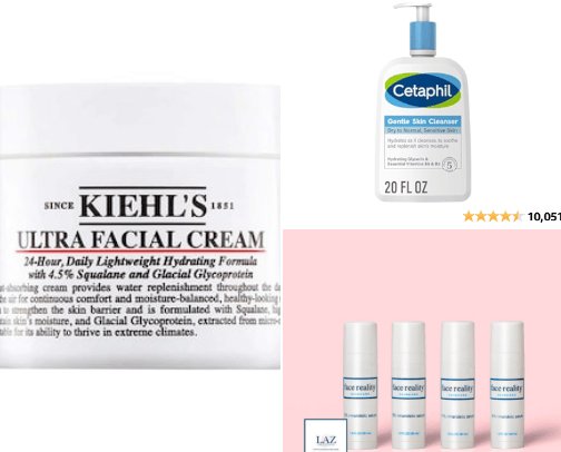 Skin Care cover photo collage